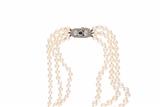 Collana di perle, diamanti e zaffiro - Asta Preziosi Collana di perle, diamanti e zaffiro - Asta Preziosi
