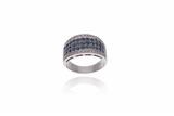 Anello con diamanti e zaffiri - Asta Preziosi Anello con diamanti e zaffiri - Asta Preziosi