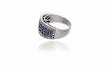 Anello con diamanti e zaffiri - Asta Preziosi Anello con diamanti e zaffiri - Asta Preziosi