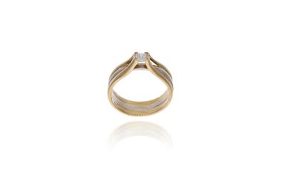 Anello con diamante - Asta Preziosi