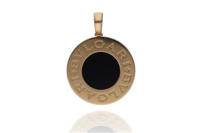 Bulgari Bulgari ciondolo con onice in oro e acciaio - Asta Preziosi