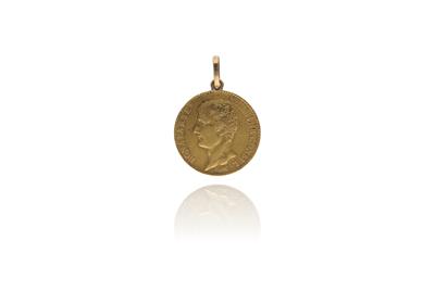 Ciondolo con medaglia - Asta Preziosi Ciondolo con medaglia - Asta Preziosi