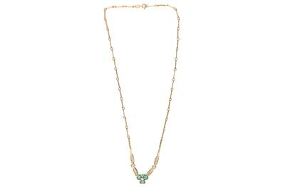 Collana con diamanti e smeraldi - Asta Preziosi Collana con diamanti e smeraldi - Asta Preziosi