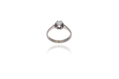 Anello con diamante - Asta Preziosi
