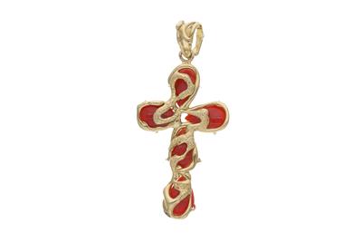 Ciondolo con coralli - Asta Preziosi