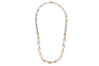 Collana con rubini e diamanti - Asta Preziosi