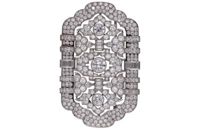 Spilla con diamanti - Asta Preziosi