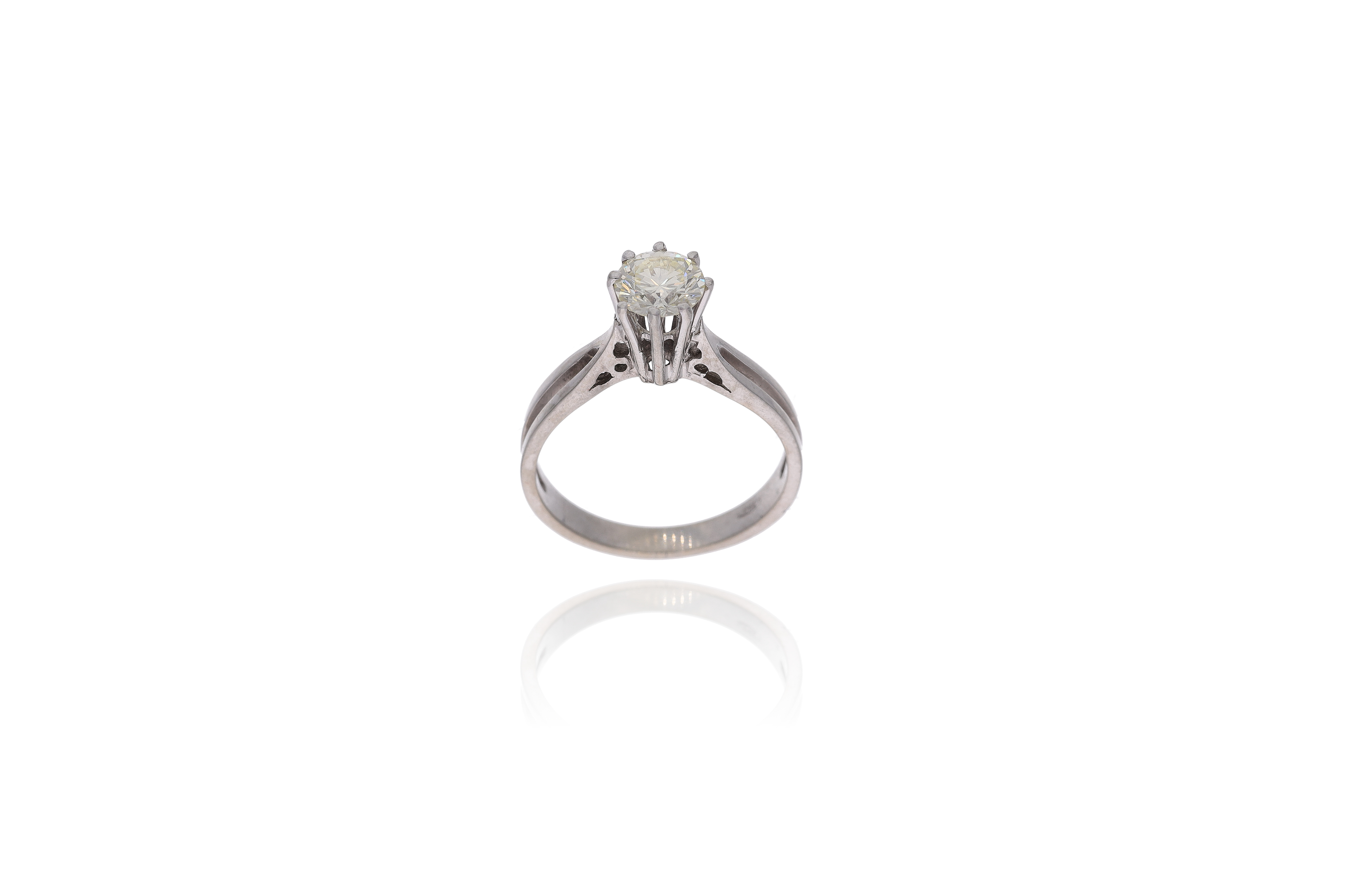 Anello con diamante - Asta Preziosi