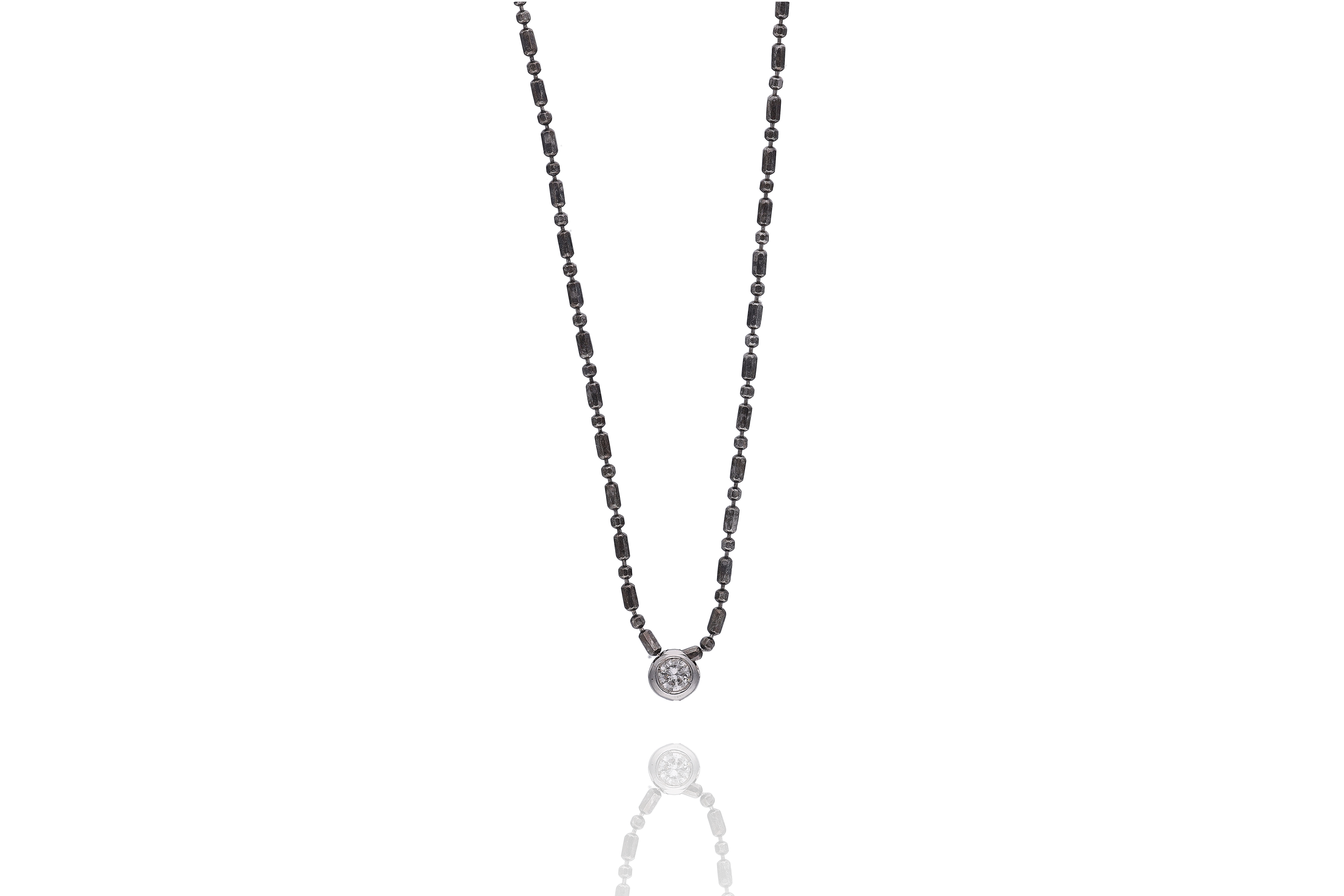 Collana con diamante - Asta Preziosi