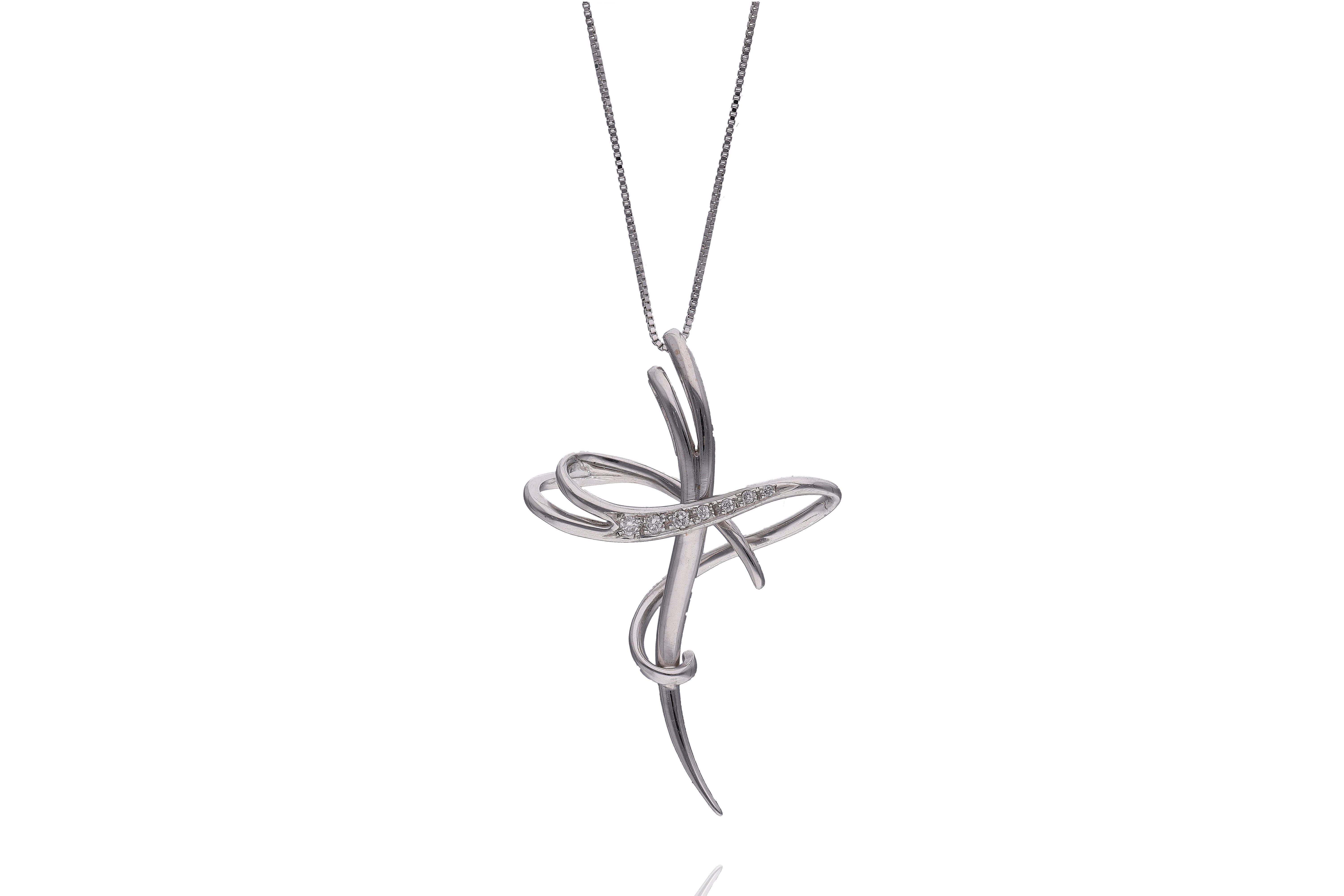 Collana e ciondolo con diamanti - Asta Preziosi
