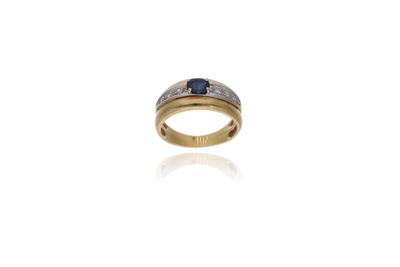 Anello con zaffiro e diamanti - Asta Preziosi Anello con zaffiro e diamanti - Asta Preziosi