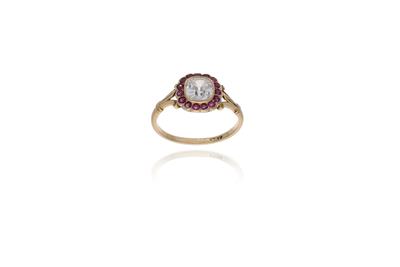 Anello con diamante e rubini - Gioielli senza tempo