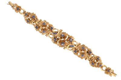 Bracciale con zaffiri e diamanti - Gioielli senza tempo