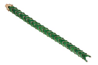 Bulgari, bracciale con smalto - Gioielli senza tempo