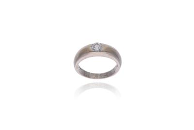 Anello con diamante - Asta Preziosi