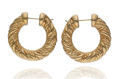 Chimento, paio di orecchini in oro - Asta Preziosi