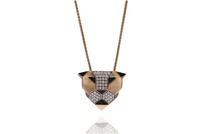 Enigma collana e ciondolo con diamanti e smalti - Asta Preziosi Enigma collana e ciondolo con diamanti e smalti - Asta Preziosi