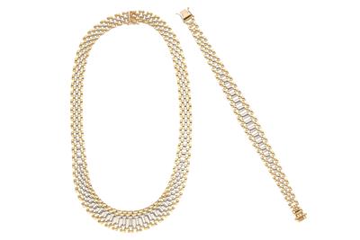 Parure collana e bracciale in oro - Asta Preziosi