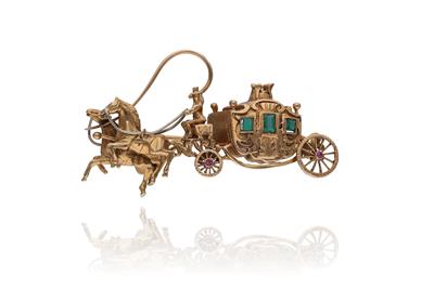 Spilla con pietre - Asta Preziosi