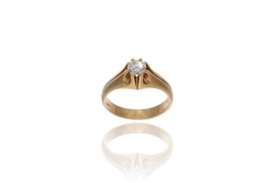 Anello con diamante - Asta Preziosi