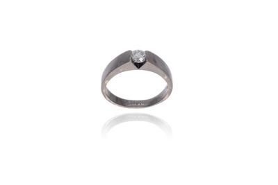 Anello con diamante - Asta Preziosi
