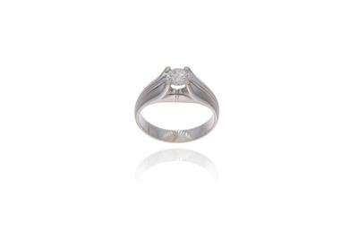 Anello con diamante - Asta Preziosi