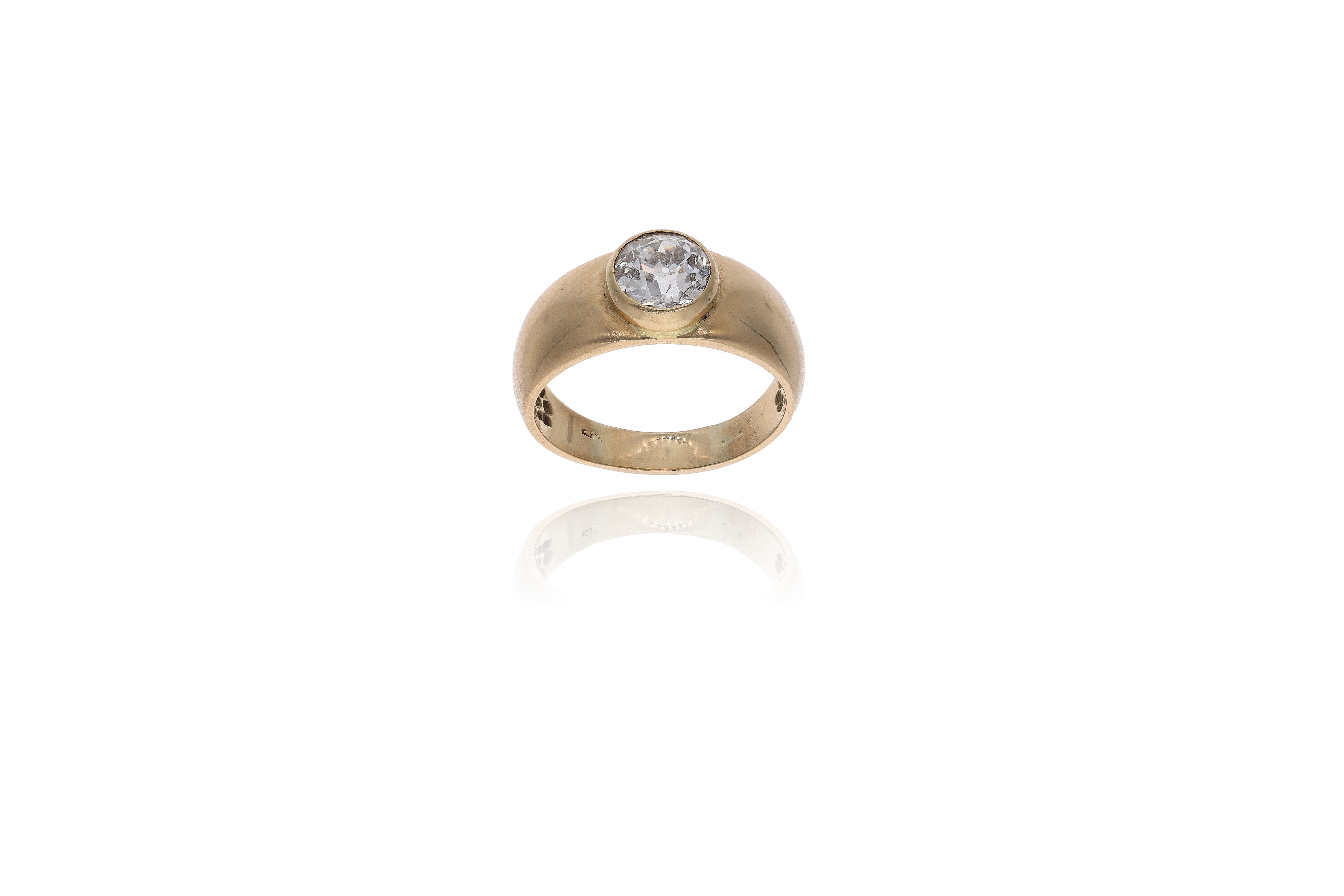 Anello con diamante - Asta Preziosi