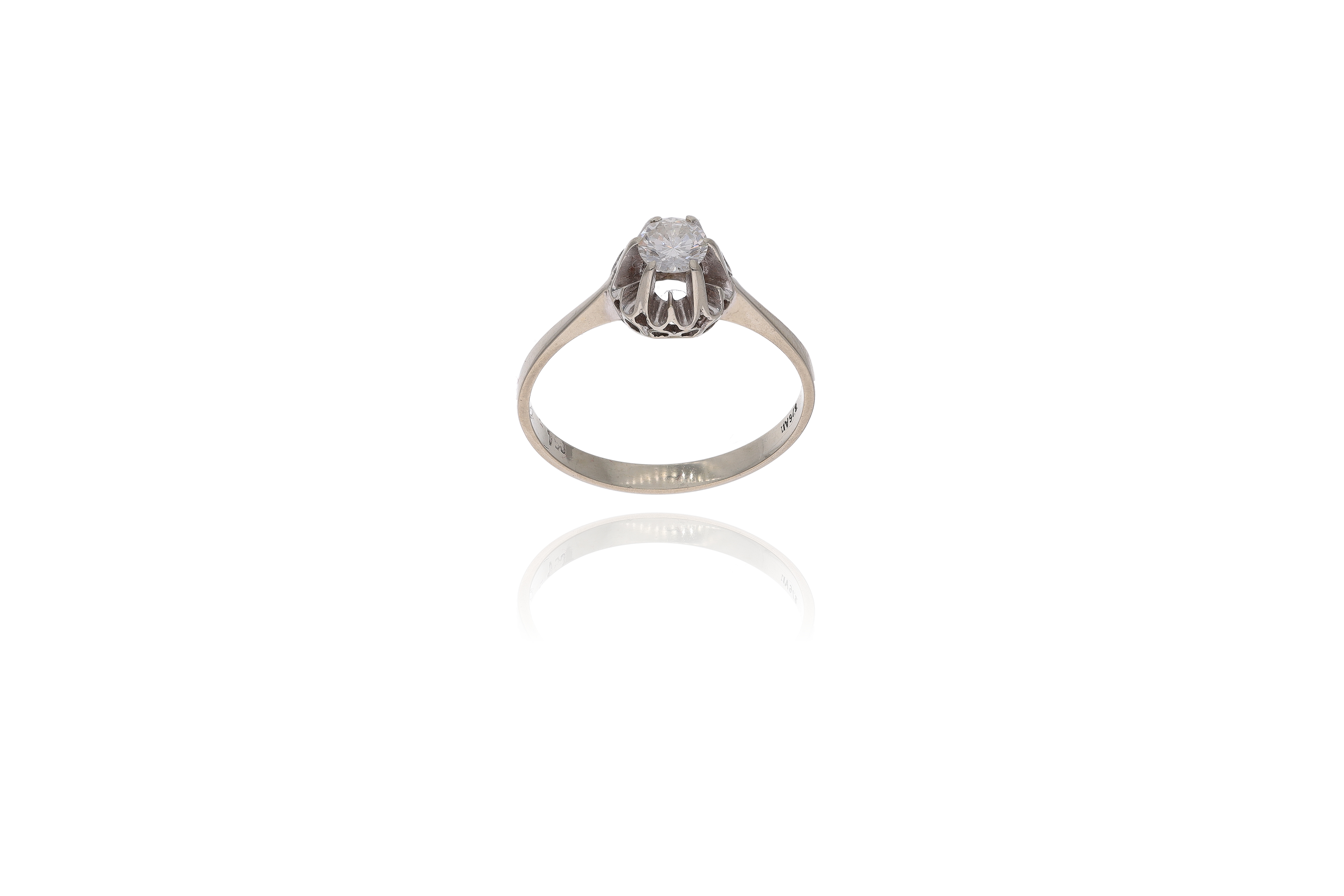 Anello con diamante - Asta Preziosi
