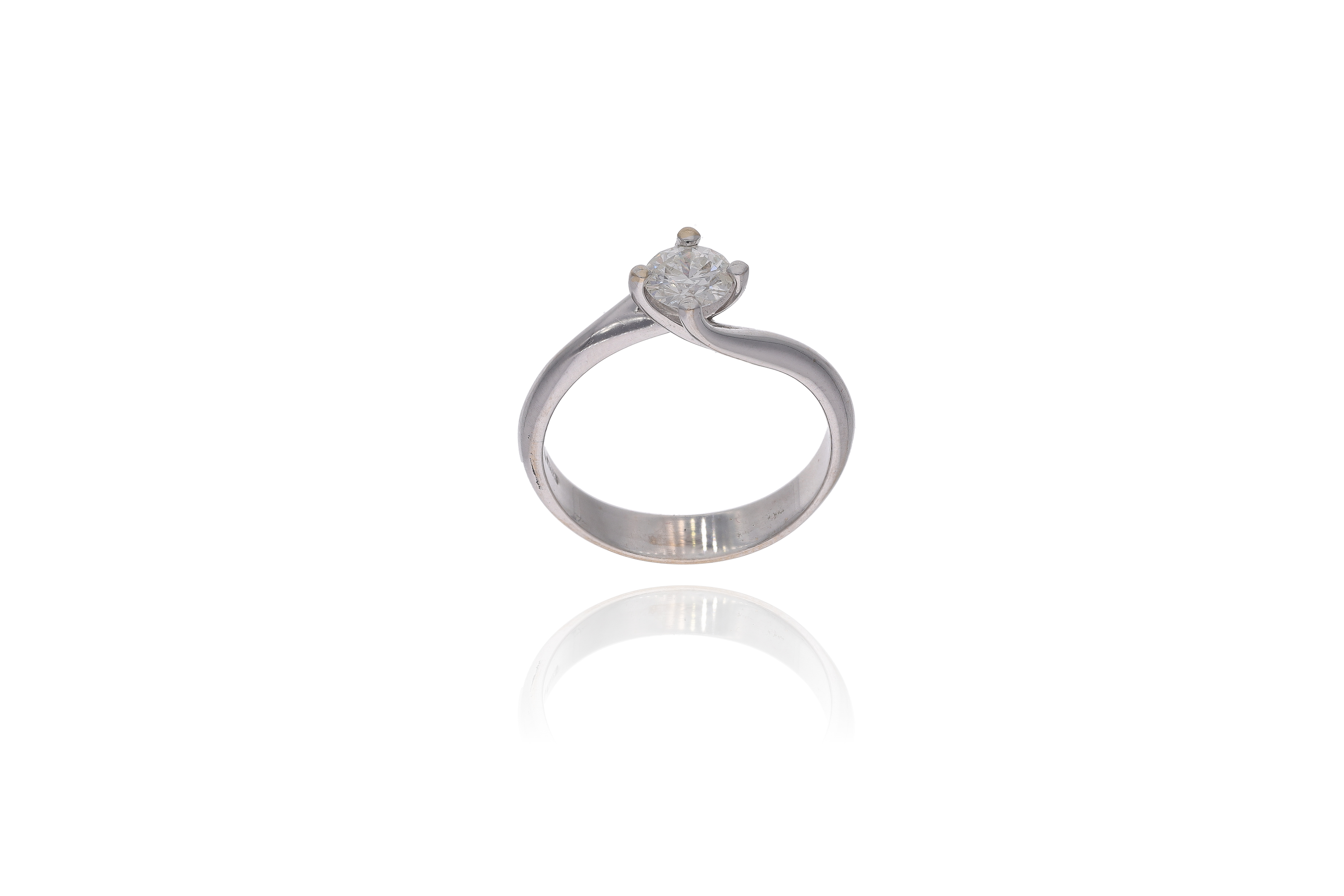 Anello con diamante - Asta Preziosi