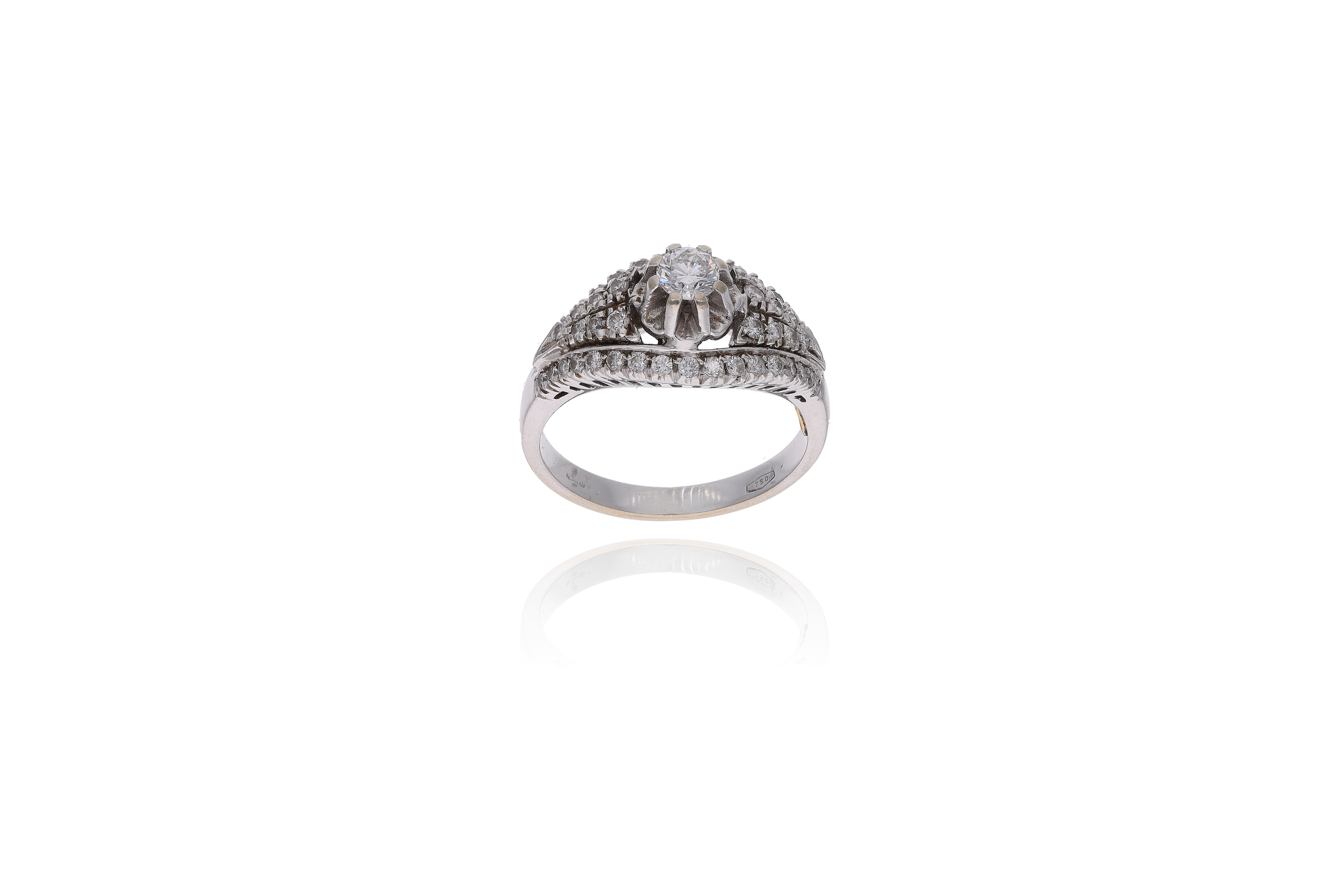 Anello con diamanti - Asta Preziosi