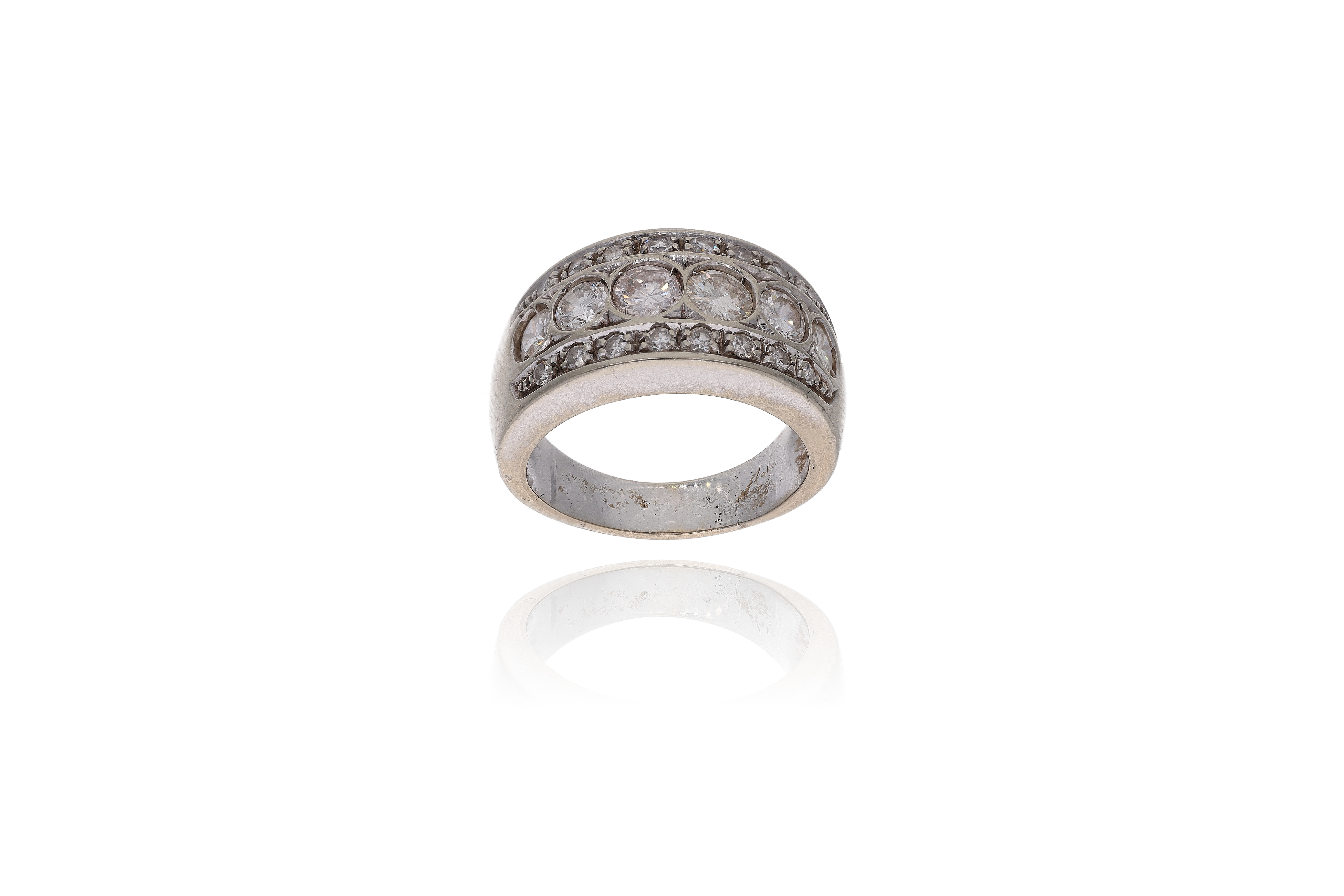 Anello con diamanti - Asta Preziosi