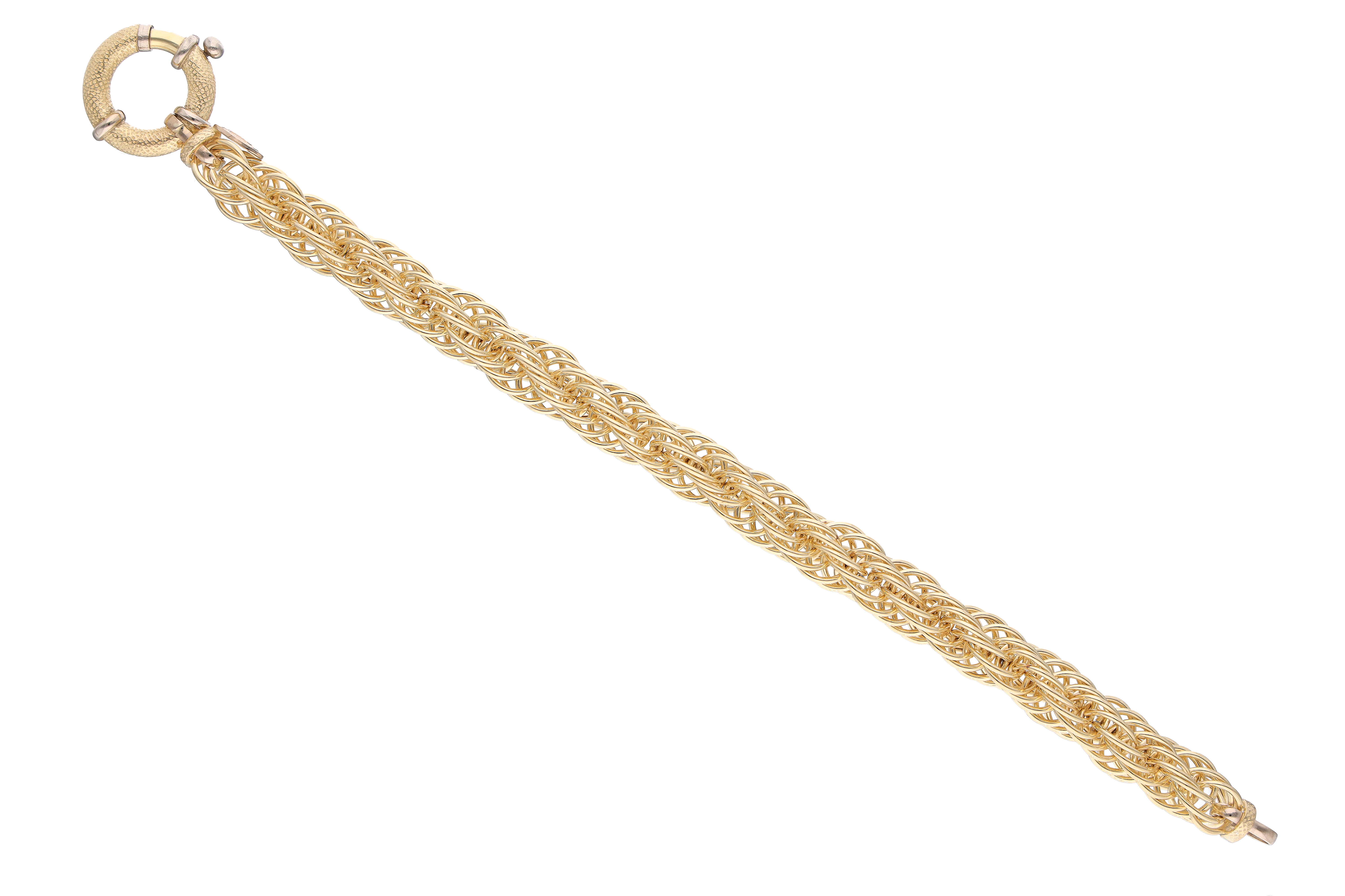 Bracciale con maglia intrecciata - Asta Preziosi