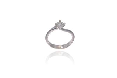 Anello con diamante - Asta Preziosi