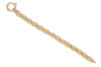 Bracciale con maglia intrecciata - Asta Preziosi Bracciale con maglia intrecciata - Asta Preziosi