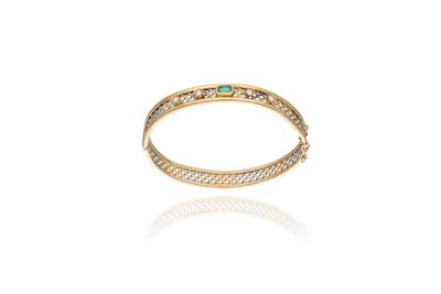 Bracciale con smeraldo e diamanti - Asta Preziosi Bracciale con smeraldo e diamanti - Asta Preziosi