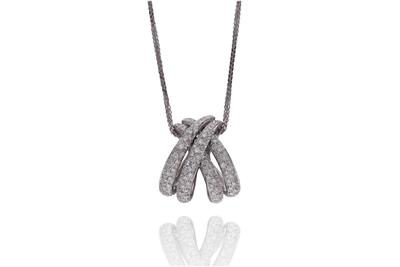 Collana con ciondolo e diamanti - Asta Preziosi
