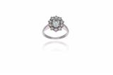 Anello con acquamarina e diamanti - Asta Preziosi Anello con acquamarina e diamanti - Asta Preziosi