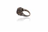 Anello con diamanti e pietra - Asta Preziosi Anello con diamanti e pietra - Asta Preziosi