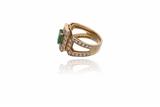 Anello con diamanti e smeraldo - Asta Preziosi