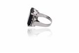 Anello con quarzo e diamanti - Asta Preziosi Anello con quarzo e diamanti - Asta Preziosi