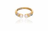 Bracciale con diamanti, tormaline, pietre naturali e perle mabe' - Asta Preziosi
