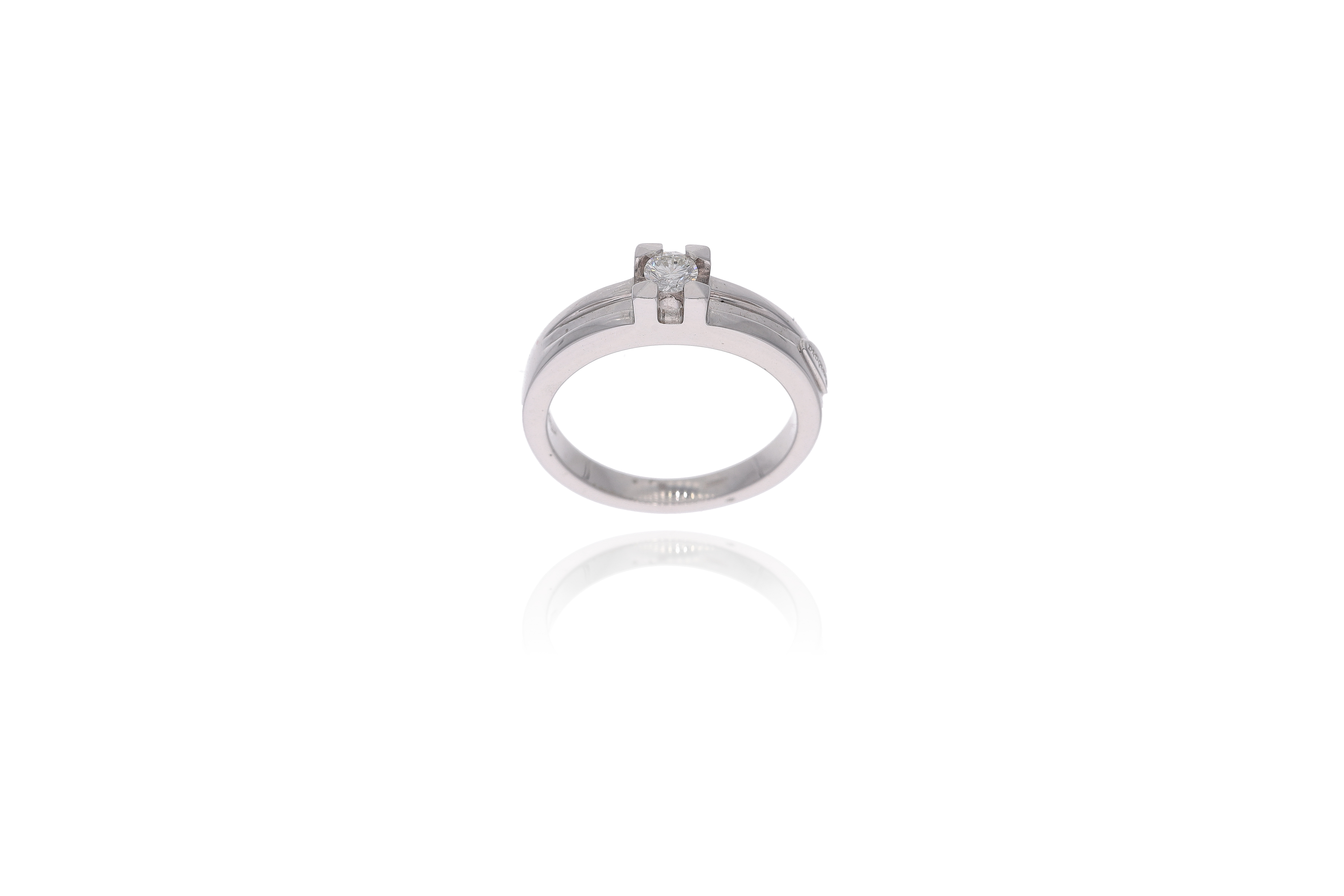 Anello con diamante - Asta Preziosi