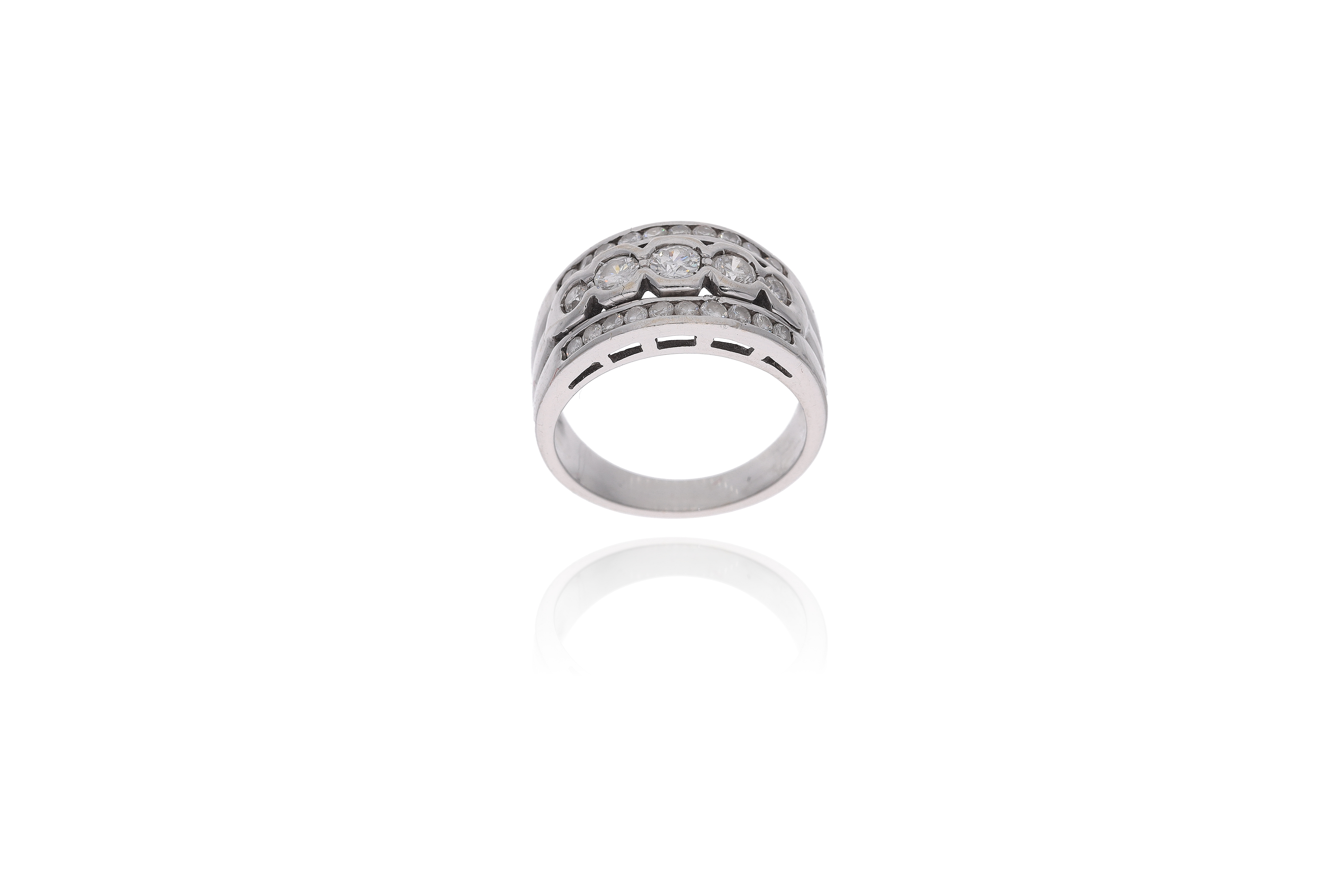 Anello con diamanti - Asta Preziosi
