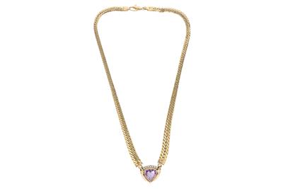 Collana con ametista e diamanti - Asta Preziosi Collana con ametista e diamanti - Asta Preziosi