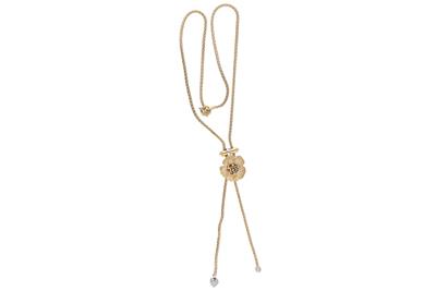 Collana con pietre, maglie intrecciate - Asta Preziosi Collana con pietre, maglie intrecciate - Asta Preziosi