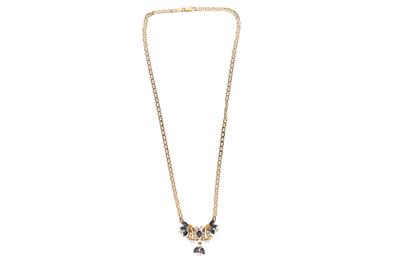 Collana con zaffiri e diamanti - Asta Preziosi