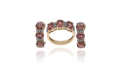 Parure con tormaline e diamanti - Asta Preziosi Parure con tormaline e diamanti - Asta Preziosi