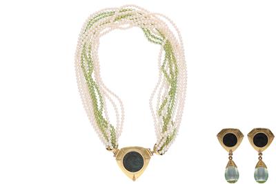 Parure paio di orecchini e collana - Asta Preziosi Parure paio di orecchini e collana - Asta Preziosi