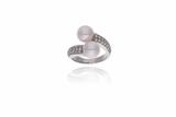 Anello con perle e diamanti - Asta Preziosi Anello con perle e diamanti - Asta Preziosi