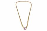 Collana con ametista e diamanti - Asta Preziosi Collana con ametista e diamanti - Asta Preziosi